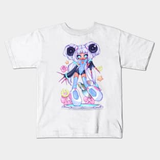 CYBER GALS MINI!! 02 Kids T-Shirt